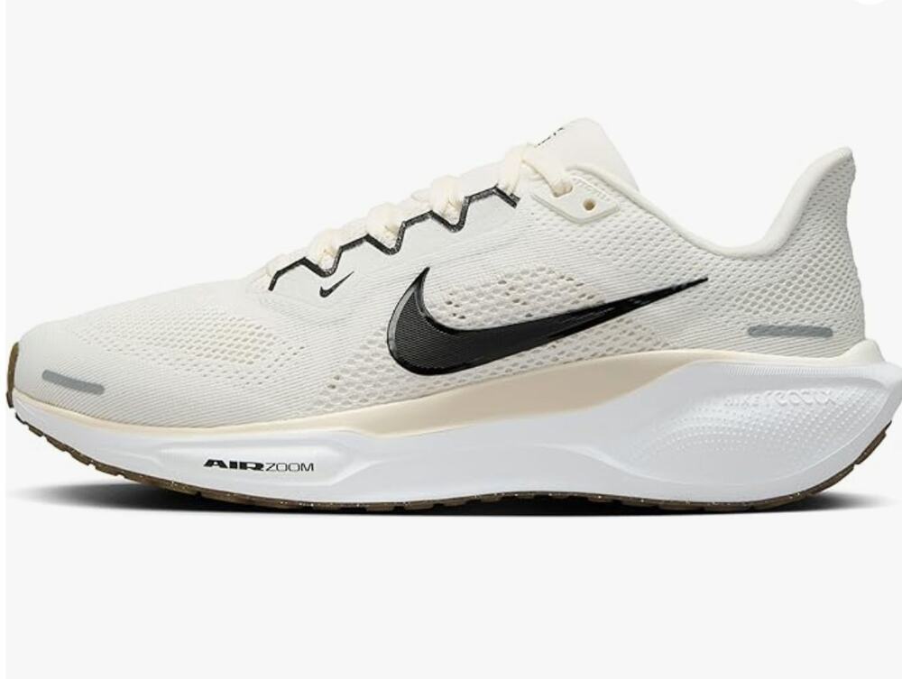 Nike, Women's, Pegasus 41, Sail/Black/Phantom/White, 9.5, Medium
